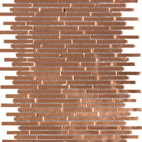 Copper decorative accent tile